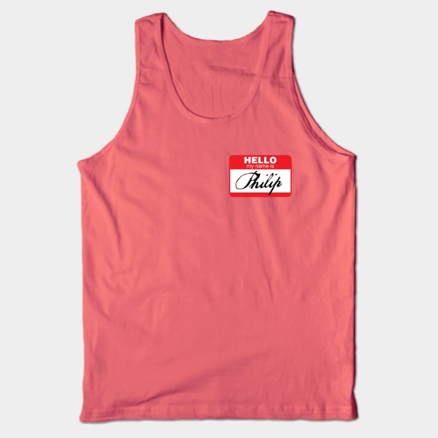 My name is Philip, and I am a poet. Tank Top by Catlore